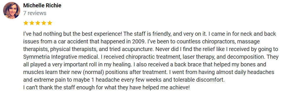 Chiropractic Arlington WA Testimonial